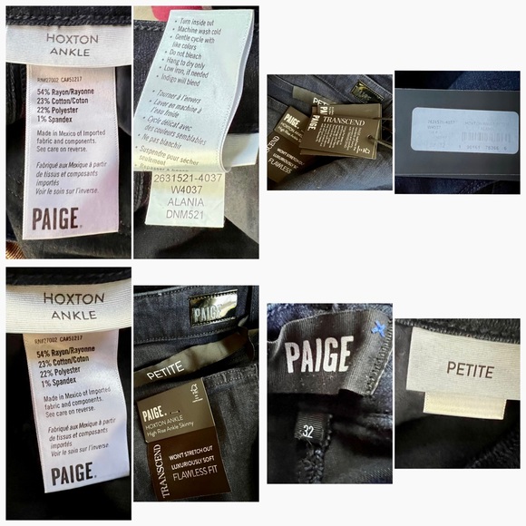 Anthropologie Paige Hoxton Ankle Skinny Jeans Size 32P - Picture 15 of 15